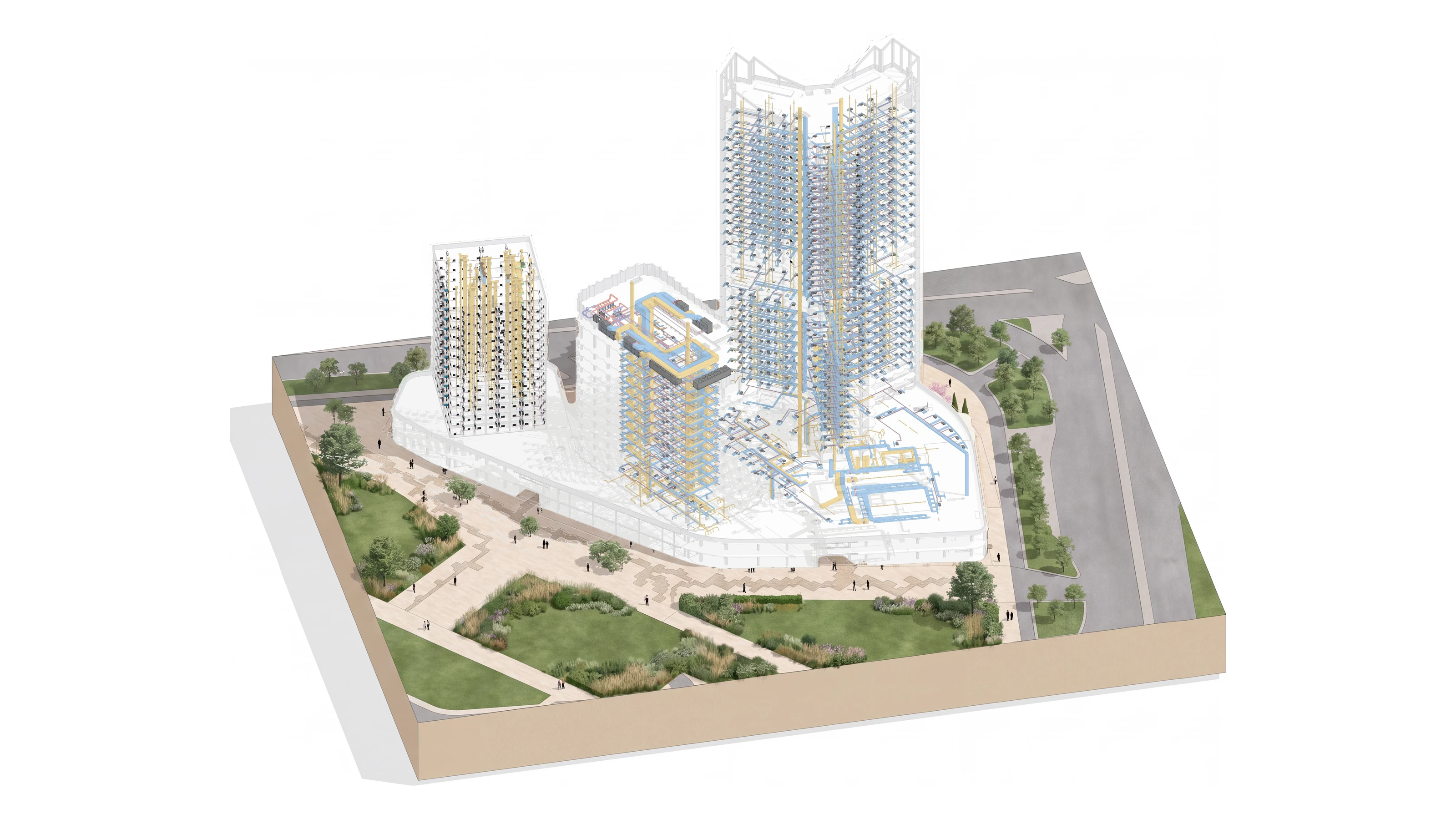 Chorsu Mixed-Use Complex - BIM Model - HVAC