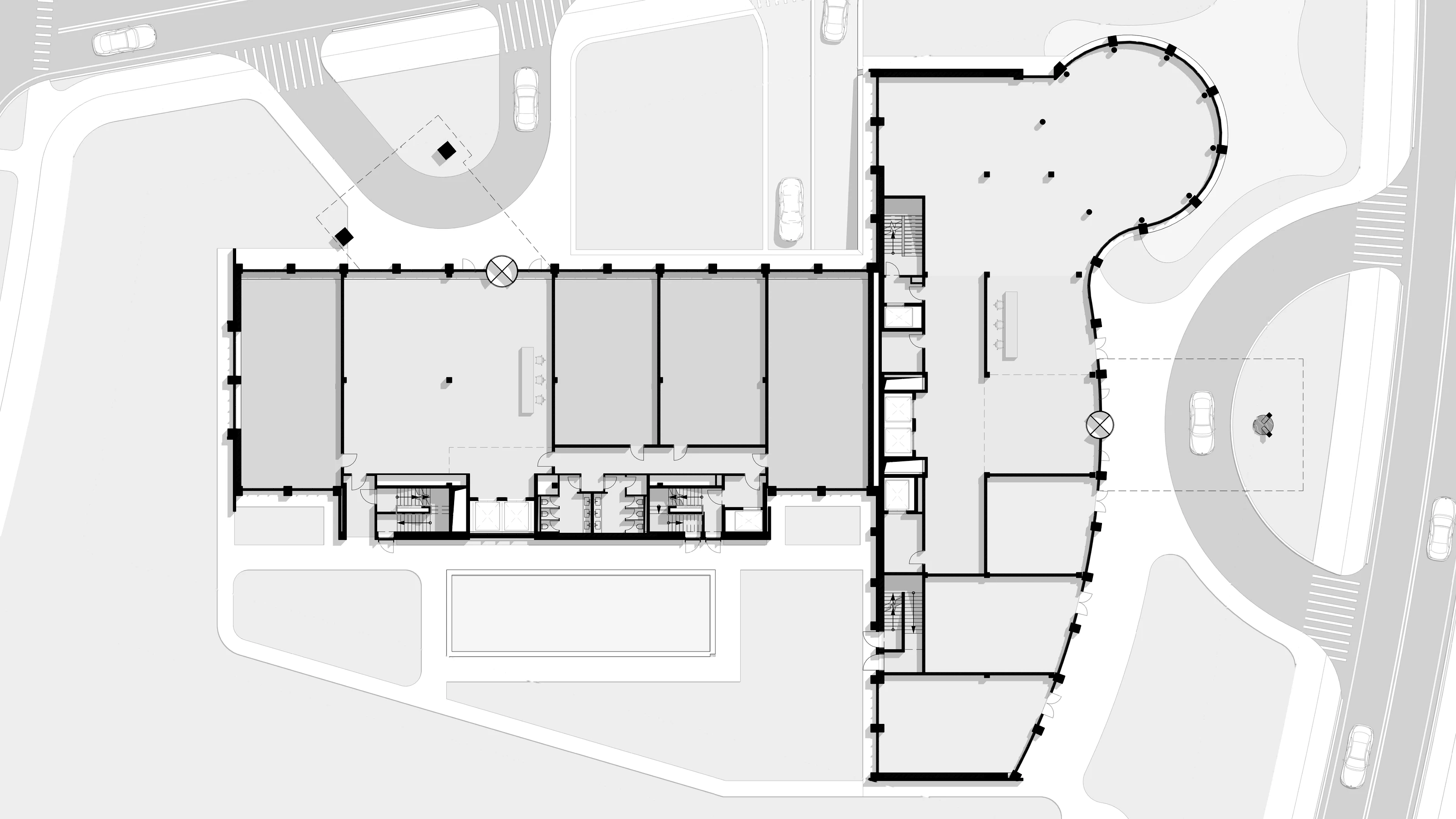 Lumetra Mixed-Use Building - Ground Floor Plan