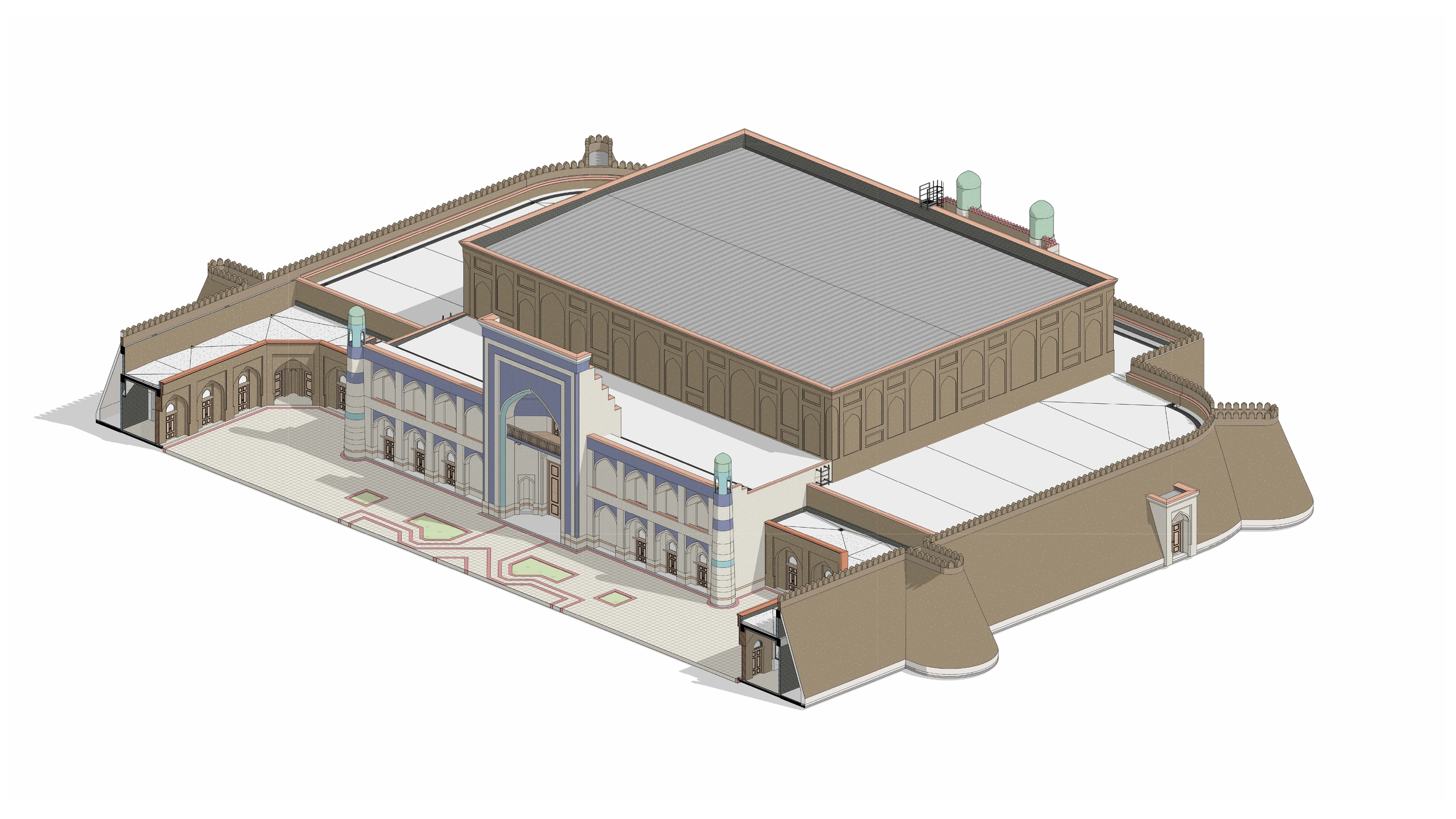 Khiva Fortress - BIM Model 02