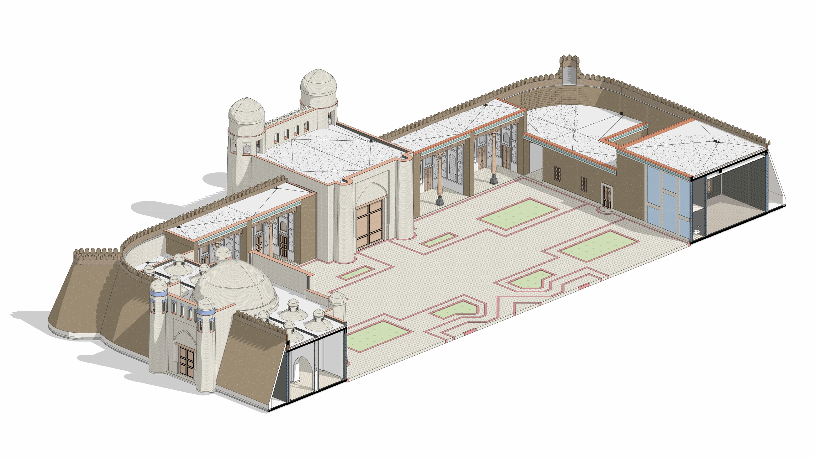 Khiva Fortress - BIM Model 05