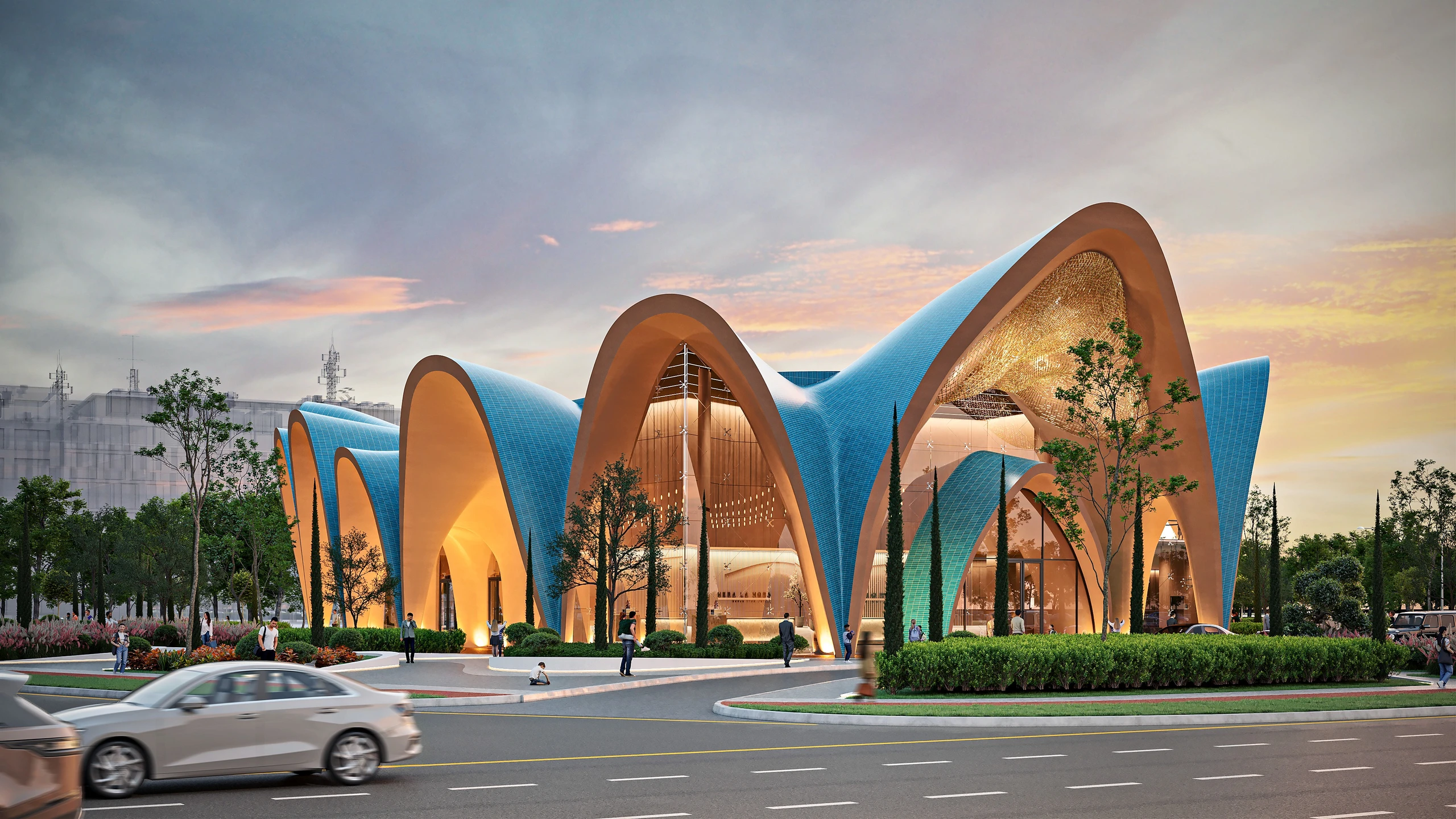 New Tashkent Exhibition Hall - view 2