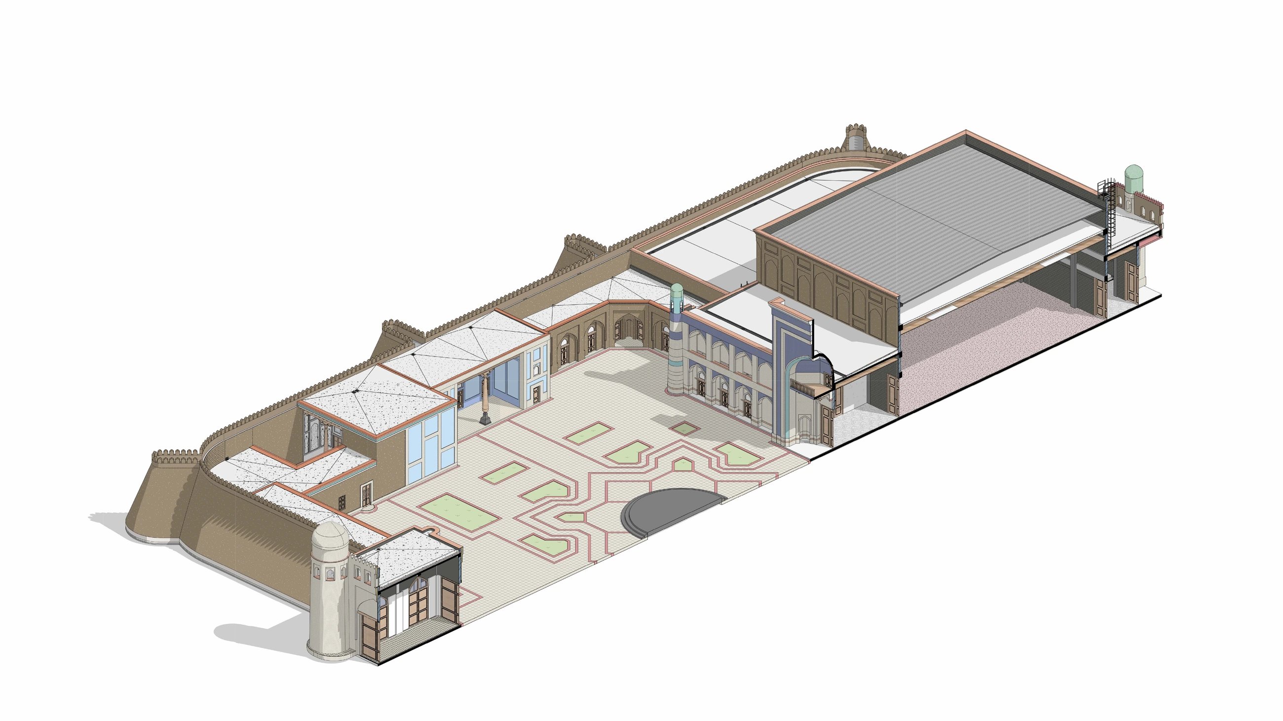 Khiva Fortress - BIM Model 06