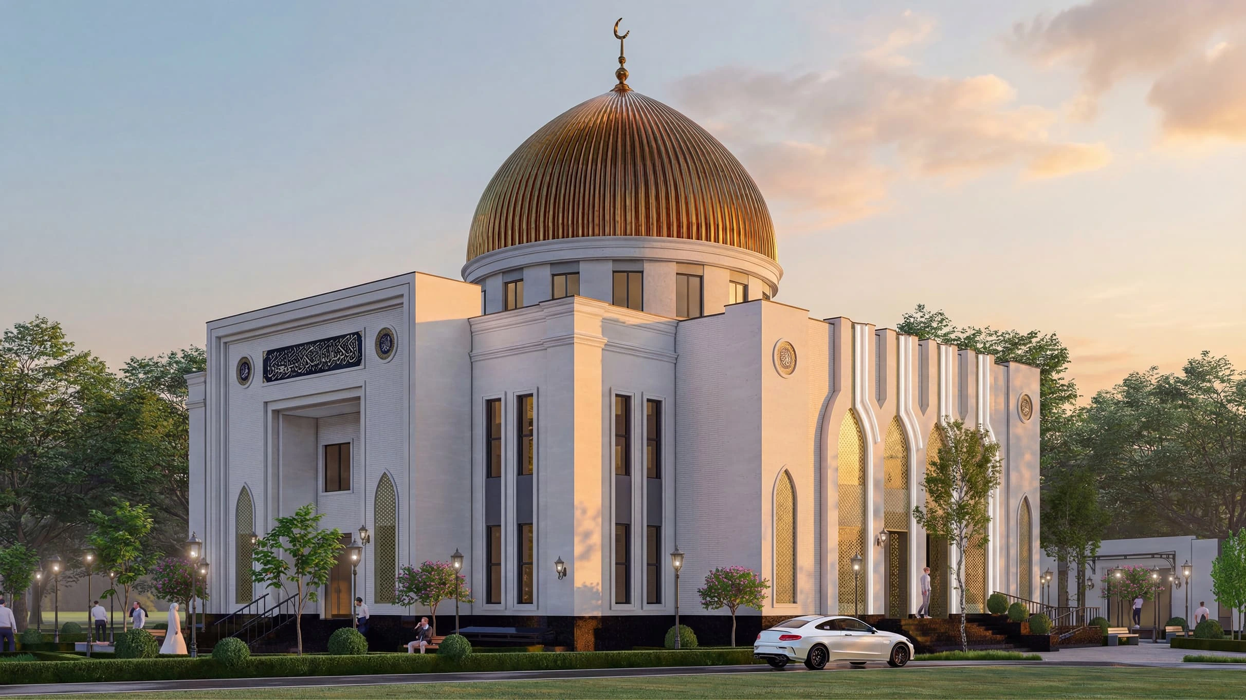 The mosque in Navoi city