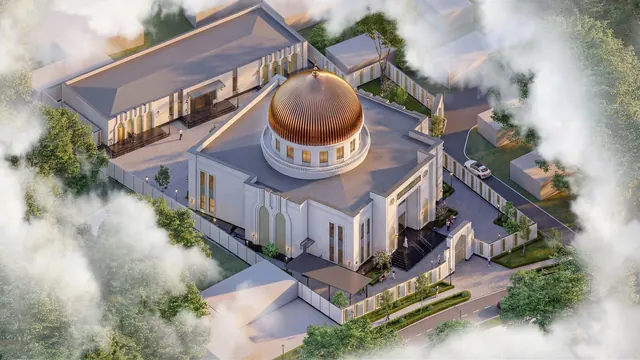 The mosque in Navoi city